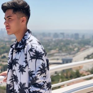 Men’s palm tree Bomber Jacket